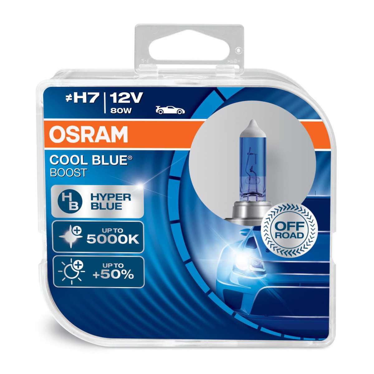 12V Cool Blue Boost - (H7) - 80W - PX26d - 2 pz  - Scatola Plast.